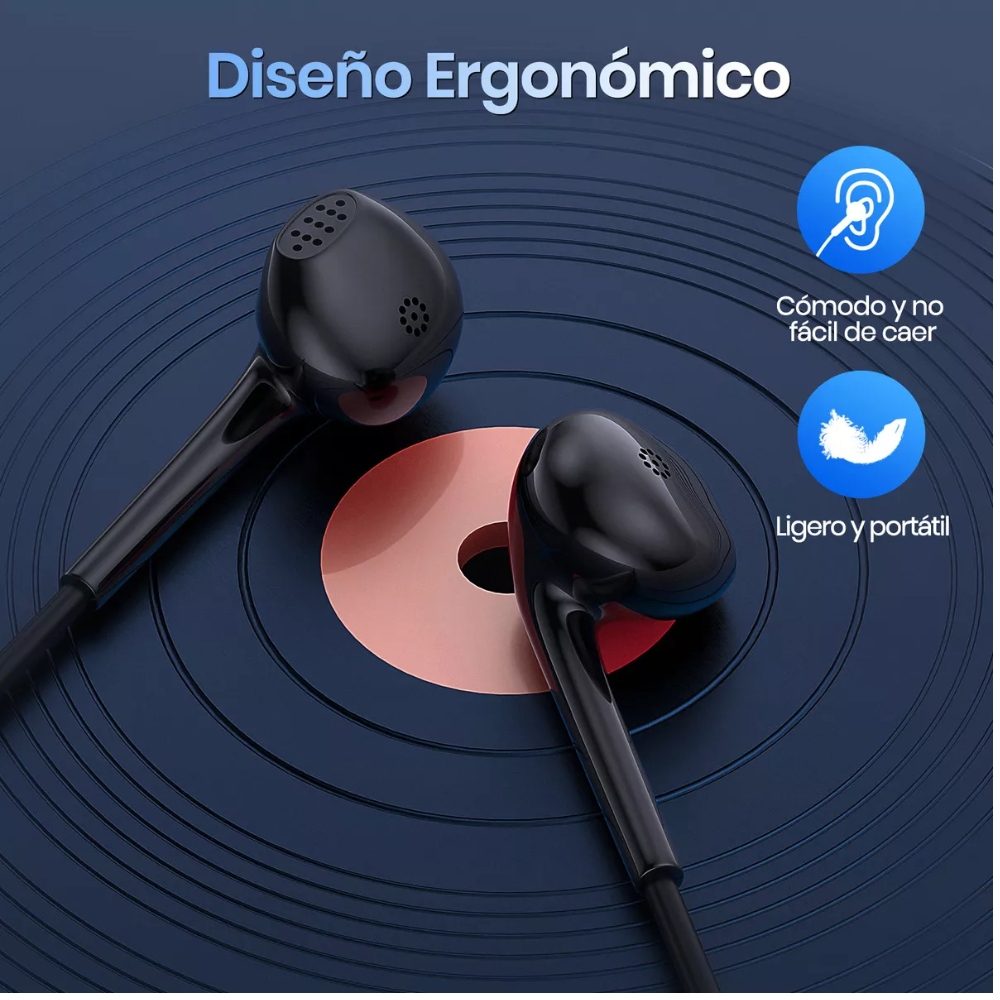 Audifonos In Ear Alambrico Manos Libres